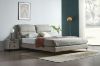 Picture of Test No Order - ROMEO Genuine Leather Bed Frame (Light Grey) - King