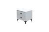 Picture of Test No Order - HOVER 2-Drawer Bedside Table (White)