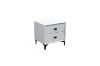 Picture of Test No Order - HOVER 2-Drawer Bedside Table (White)