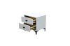 Picture of Test No Order - HOVER 2-Drawer Bedside Table (White)