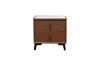 Picture of Test No Order - CUBA 2-Drawer Bedside Table (Brown)