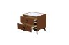 Picture of Test No Order - CUBA 2-Drawer Bedside Table (Brown)