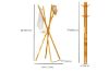 Picture of Test No Order - ENDER 180 Bamboo Coat Rack Stand (Oak)