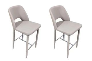 Picture of Test No Order - EVE PU Leather Bar Chair (Champagne) - 2 Chairs as a Set