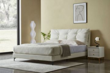 Picture of Test No Order - BROOKSIDE Queen/King Size Bed Frame (White)