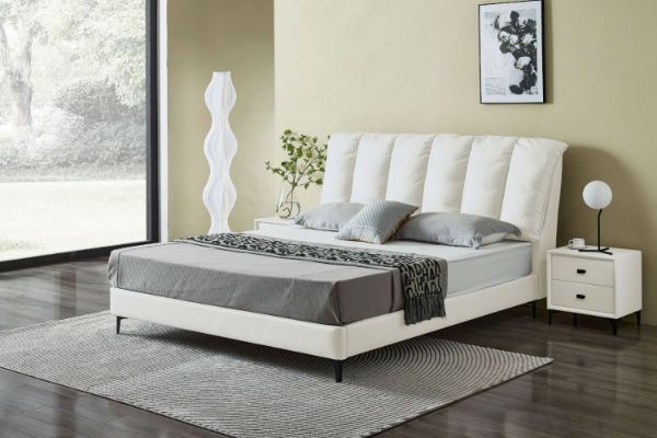 Picture of Test No Order - ALANYA Queen/Super King Size Bed Frame (White)