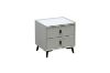 Picture of Test No Order - AUGUSTA 2-Drawer Bedside Table (Light Grey)