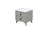 Picture of Test No Order - AUGUSTA 2-Drawer Bedside Table (Light Grey)