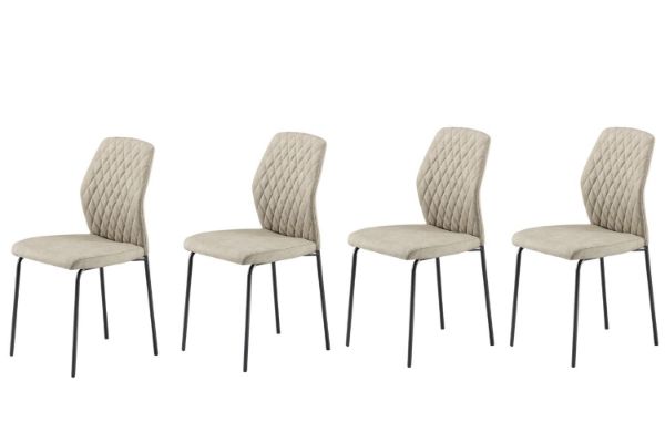 Picture of Test No Order - SHIRLEY PU Leather Dining Chair (Sandstone) - 4 Chairs on 1 Carton