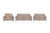 Picture of Test No Order - SIKORA 3/2/1 Seater 100% Genuine Leather Sofa Range (Beige)