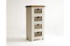 Picture of Test No Order - BODDE 4 DRW Pine Wood Cabinet with Rattan Shelf