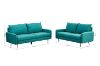 Picture of Test No Order - ZEN 3/2 Seater Fabric Sofa Range with Metal Legs (Green)