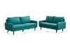 Picture of Test No Order - ZEN 3/2 Seater Fabric Sofa Range with Solid Wood Legs (Green)