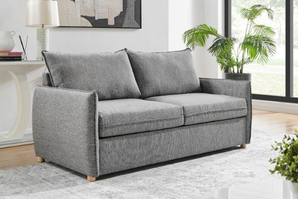 Picture of Test No Order - FIORDLAND 3 Seater Sofa Bed with Mattress (Grey)