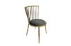 Picture of Test No Order - MARBELLO Gold Frame Velvet Dining Chair (Grey)