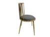 Picture of Test No Order - MARBELLO Gold Frame Velvet Dining Chair (Grey)