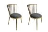 Picture of Test No Order - MARBELLO Gold Frame Velvet Dining Chair (Grey)