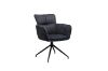 Picture of Test No Order - GLEAM 360° Swivel Fabric Arm Chair (Black)