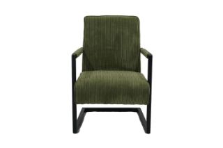 Picture of Test No Order - PARAMOUNT Corduroy Fabric Arm Chair (Green) - Single