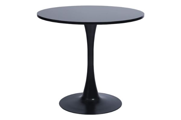 Picture of Test No Order - TULIP Round Dining Table (Dark) - 80cm