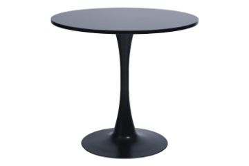 Picture of Test No Order - TULIP Round Dining Table (Dark)  - 100cm