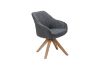 Picture of Test No Order - VENETIAN 360° Swivel Fabric Arm Chair (Grey) - Single	