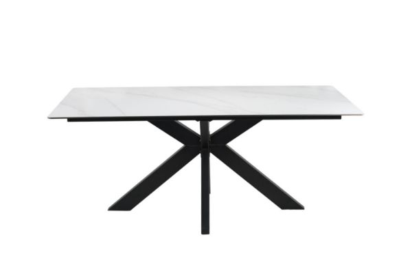 Picture of Test No Order - NOBLE 180 Sintered Stone Top Dining Table (White)