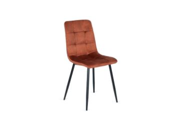 Picture of Test No Order - CAPITOL Velvet Dining Chair (Brown)