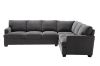 Picture of Test No Order - OLYMPIA Fabric Sectional Sofa (Dark Grey)