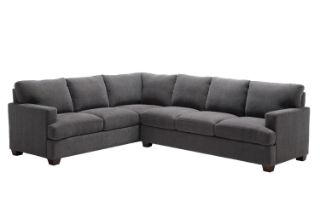 Picture of Test No Order - OLYMPIA Fabric Sectional Sofa (Dark Grey) - 2 Seater Facing Left