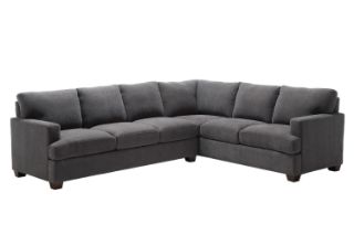 Picture of Test No Order - OLYMPIA Fabric Sectional Sofa (Dark Grey) - 2 Seater Facing Right