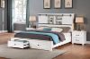 Picture of Test No Order - PURELAND Solid Pine Wood Bed Frame  with Drawers in Queen/Super King Size (White)