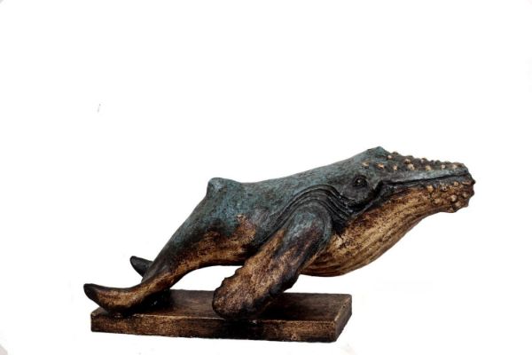 Picture of Test No Order - GDC43 Whale Statue (Blue Antique)