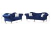 Picture of Test No Order - WILSHIRE 3/2 Seater Crystal Button Tufted Velvet Sofa Range (Blue)