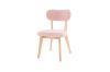 Picture of Test No Order - TALIA Teddy Fabric Dinning Chair (Pink)