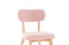 Picture of Test No Order - TALIA Teddy Fabric Dinning Chair (Pink)