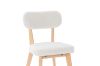 Picture of Test No Order - TALIA Teddy Fabric Dinning Chair (White)