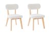 Picture of Test No Order - TALIA Teddy Fabric Dinning Chair (White)