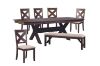 Picture of Test No Order - SORA 168-239 Extension Dining Table (Brown) 