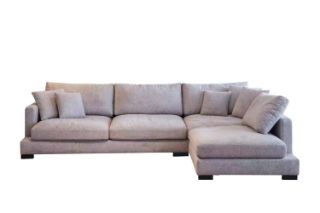 Picture of Test No Order - WONDERLAND Feather-Filled Fabric Sectional Sofa - Facing Right