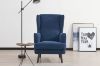 Picture of Test No Order - MERCURY Lounge Chair Black wood legs (Blue)