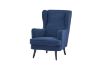 Picture of Test No Order - MERCURY Lounge Chair Black wood legs (Blue)