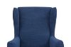 Picture of Test No Order - MERCURY Lounge Chair Black wood legs (Blue)