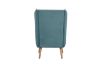 Picture of Test No Order - MOSSMAN Velvet Lounge Chair Natural Wood Legs (Celadon)