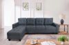 Picture of Test No Order - KLARA Reversible Chaise Sectional Sofa (Dark Grey)