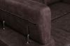 Picture of Test No Order - CASSIA Sectional Sofa/Sofa Bed with Storage & Ottoman (Brown)