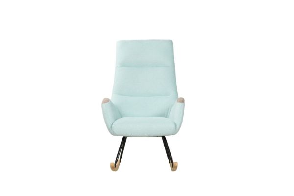 Picture of Test No Order - WEBSTER Fabric Rocking Chair (Sky Blue)