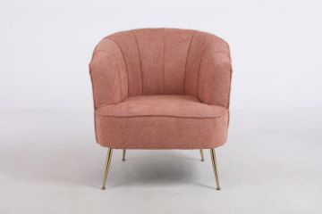 Picture of Test No Order - PEONY Fabric Lounge Chair (Pink)