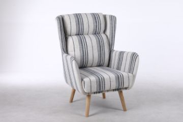 Picture of Test No Order - PISA Lounge Chair (Navy Stripe)