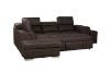 Picture of Test No Order - CASSIA Sectional Sofa/Sofa Bed with Storage & Ottoman (Brown)